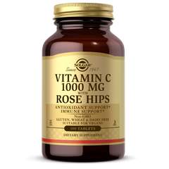 Solgar - Vitamin C with Rose Hips 1000 Mg, 100 Tablets