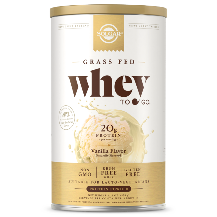 Solgar - Whey To Go Protein Powder, Vanilla, 12 oz