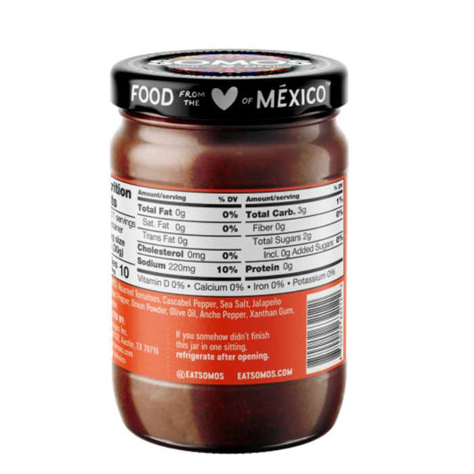 Somos - Mexican Cuatro Chiles TaquerÃ­a (Medium) Salsas, 12oz - back