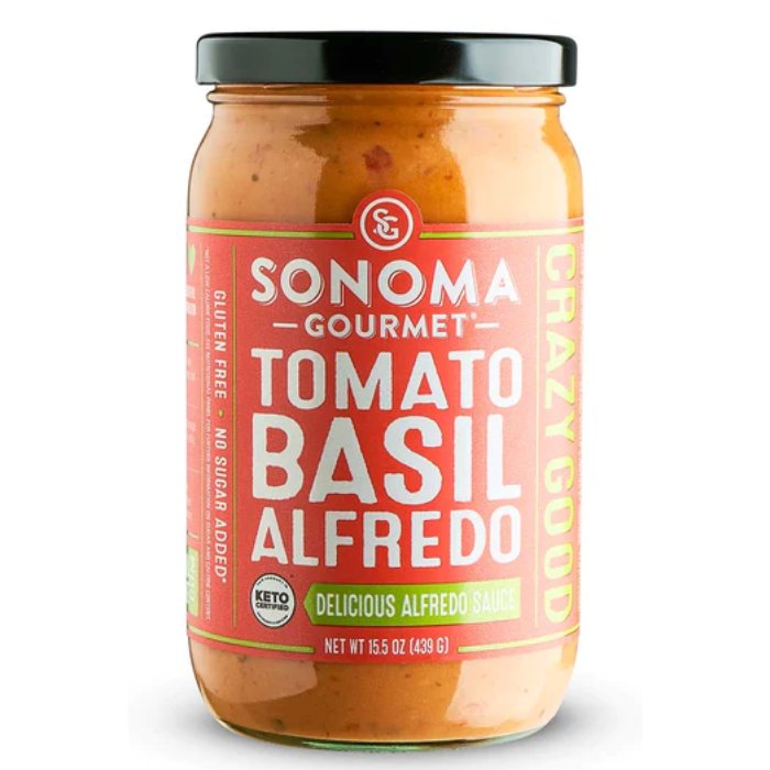 Sonoma Gourmet Sauce Tomato Basil Alfrdo 15.5 Oz - Pack Of 6