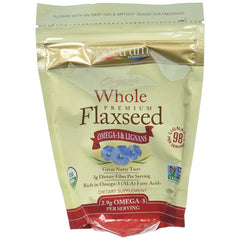 Spectrum Essential Flaxseed Whole Org 15 Oz - Pack Of 3
