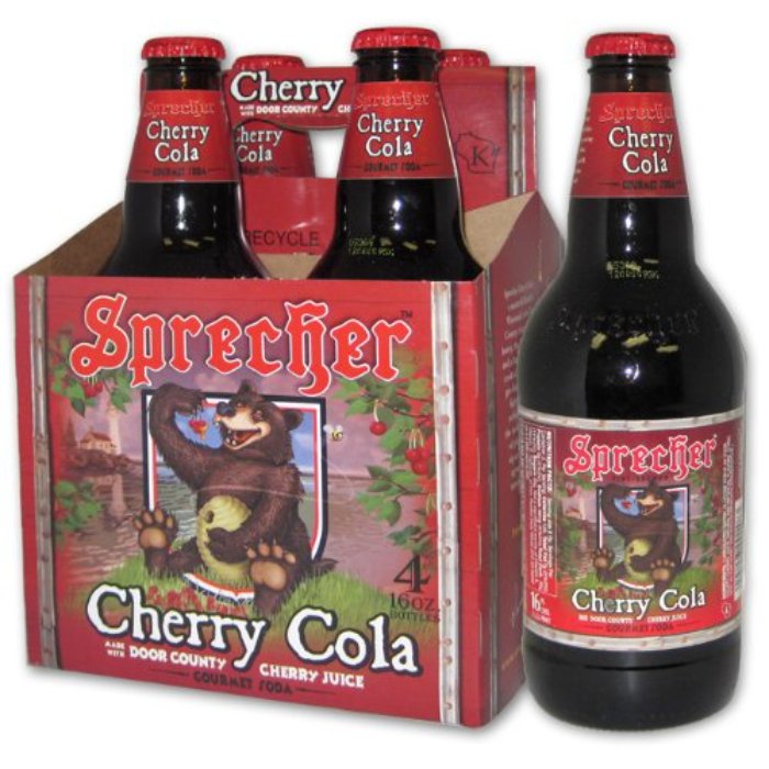 Sprecher Soda Cherry 4pk 64 Fo - Pack Of 6