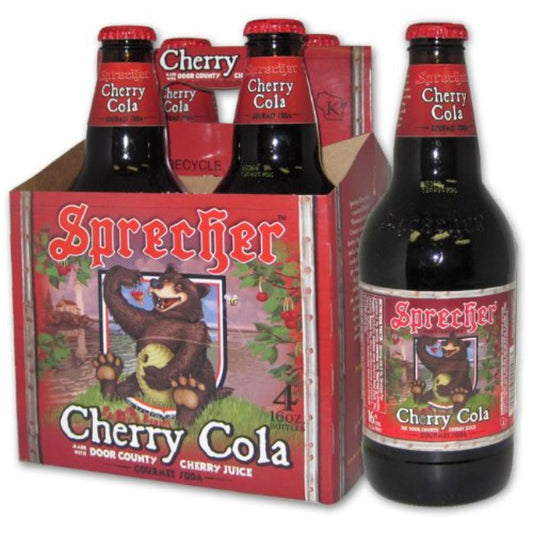 Sprecher Soda Cherry Cola 4pk 64 Oz - Pack Of 6