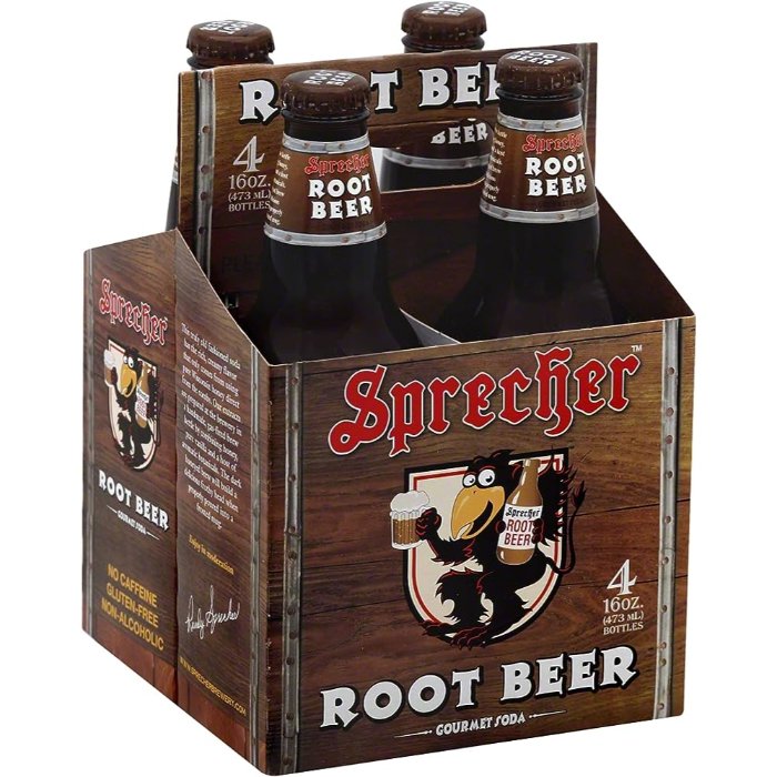 Sprecher Soda Root Beer 4pk 64 Fo - Pack Of 6