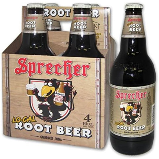 Sprecher Soda Root Beer Low Cal 4pk 64 Fo - Pack Of 6