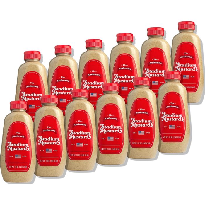 Stadium Mustard Squeeze 12 Oz - Pack Of 12