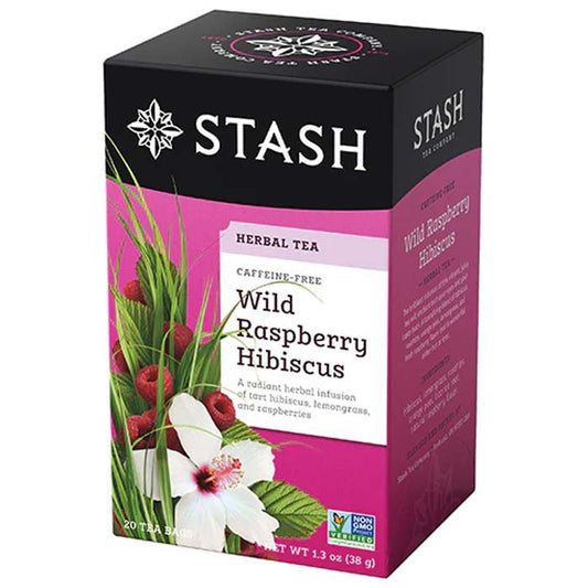 Stash Tea Tea Wild Rspbry Hbscs 20 Bg - Pack Of 6