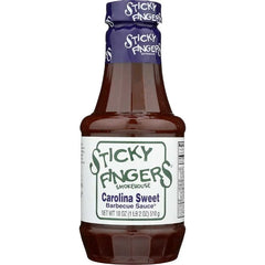 Sticky Fingers Sauce Bbq Carolina Sweet 18 Oz - Pack Of 6