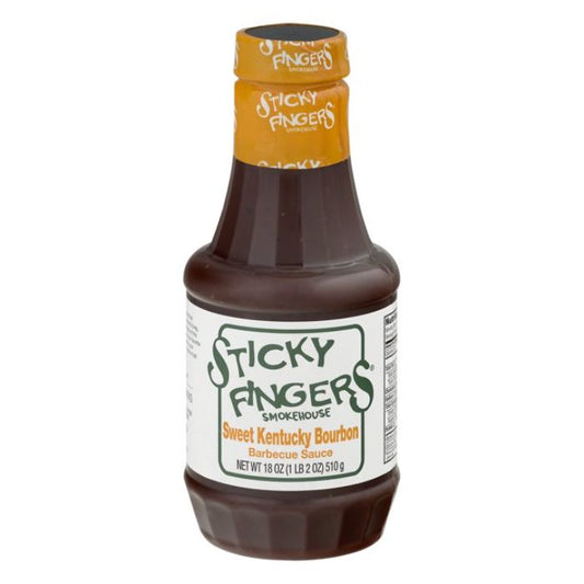 Sticky Fingers Sauce Bbq Swt Kntcky Brbn 18 Oz - Pack Of 6