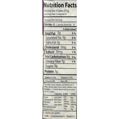 Suzies - Organic Thin Puffed Cakes - Multigrain, 4.9oz - Nutrition