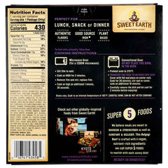 Sweet Earth - Awesome Beefless Bulgogi, 8.5oz - back