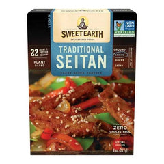 Sweet Earth - Traditional Seitan Strips, 8oz- Front