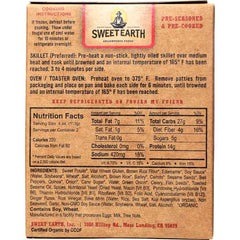 Sweet Earth - Veggie Burger Teriyaki, 2 Pack, 8oz - back