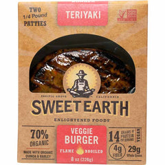 Sweet Earth - Veggie Burger Teriyaki, 2 Pack, 8oz