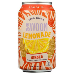 Swoon - Zero Sugar Ginger Lemonade, 12 fl oz - front