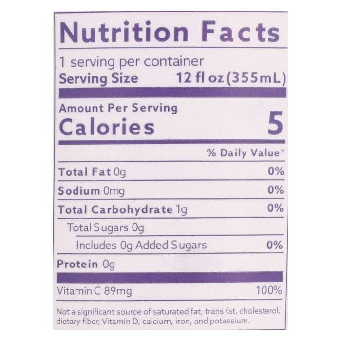 Swoon - Zero Sugar Pink Lemonade - nutrition facts