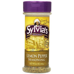 Sylvias Ssnng Lemon Pepper 5.5 Oz - Pack Of 12