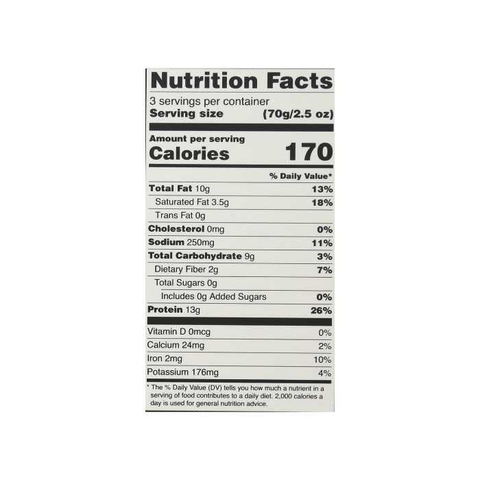 TMRW Foods - Breakfast Patties, 7.4oz - Nutrition Facts