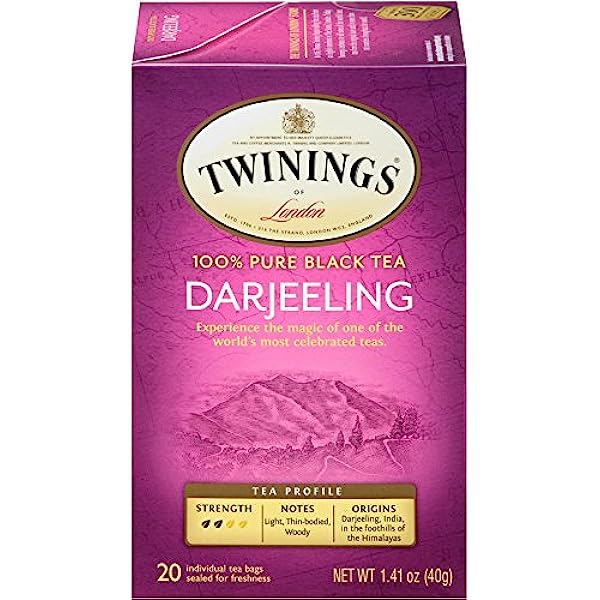 TWINING TEA TEA DARJEELING 20 BG - Pack of 6