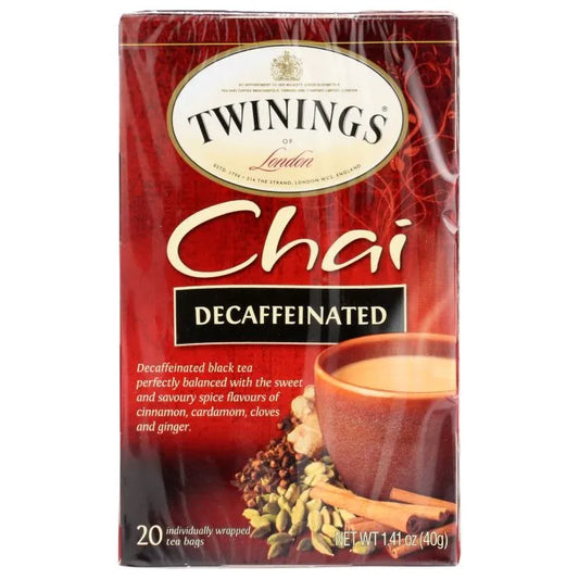 TWINING TEA TEA DCF CHAI 20 BG 