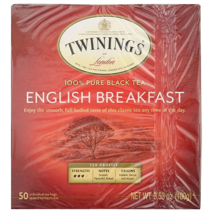 TWINING TEA TEA ENGL BRKFST 50 BG