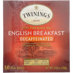 TWINING TEA TEA ENGLSH BRKFST DECAF 50 BG 