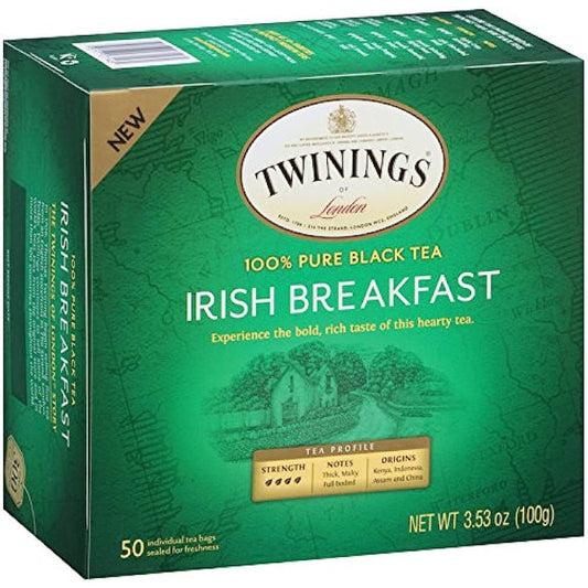 TWINING TEA TEA IRISH BRKFST 50 PC 