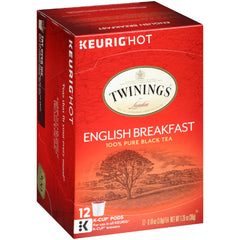 TWINING TEA TEA KCUP ENGL BRKFST 12 PC 