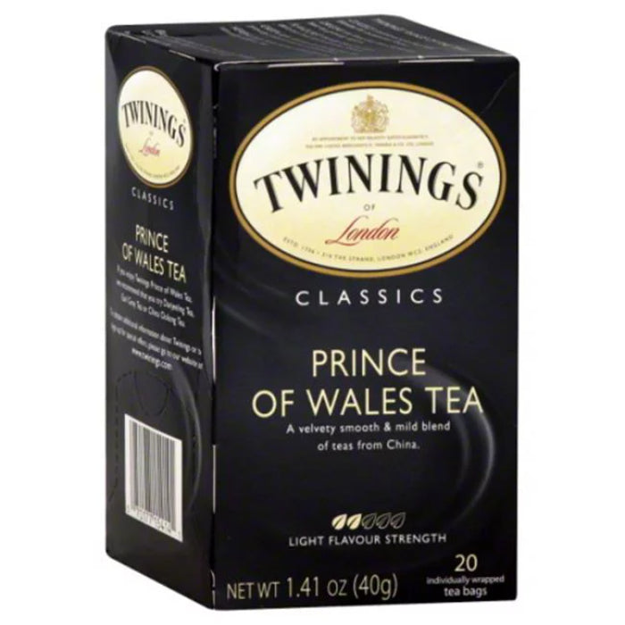 TWINING TEA TEA PRINCE OF WALES 20 BG 