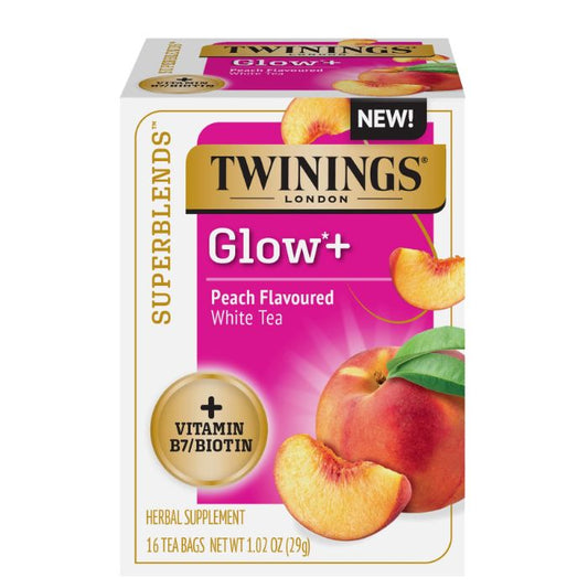 TWINING TEA TEA SPRBLEND GLOW VIT B7 16 BG 