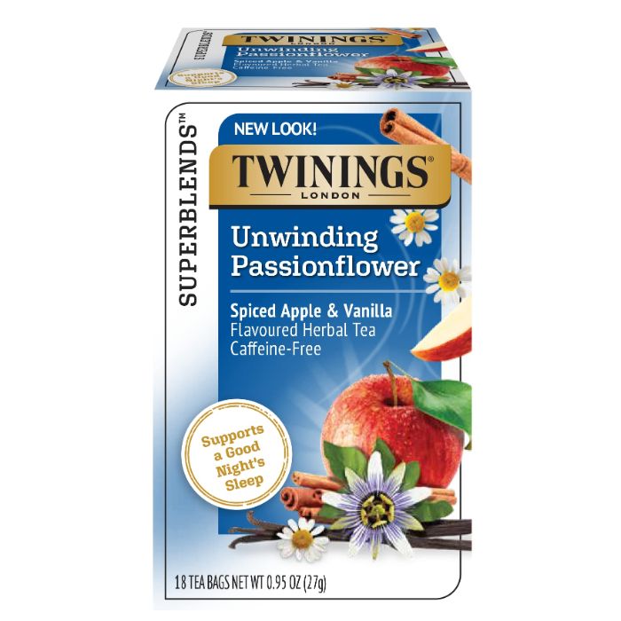 TWINING TEA TEA UNWIND SPCD APLE VANILLA 18 BG