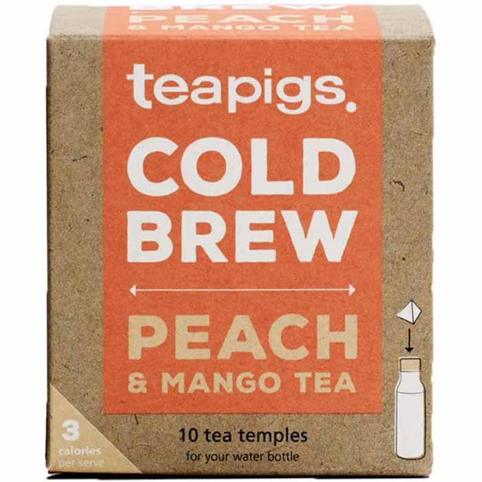 Teapigs - Cold Brew Tea Infusions - Peach Mango, 10 Bags