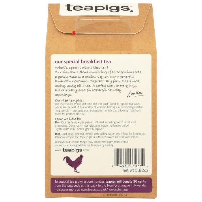 Teapigs - English Breakfast Tea -50 bags back