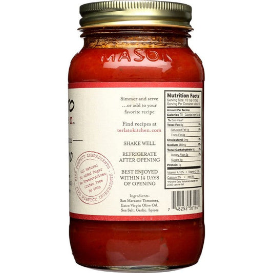 Terlato Kitchen - Sauce Pomodoro Smll Batch 24 Oz - Pack Of 6