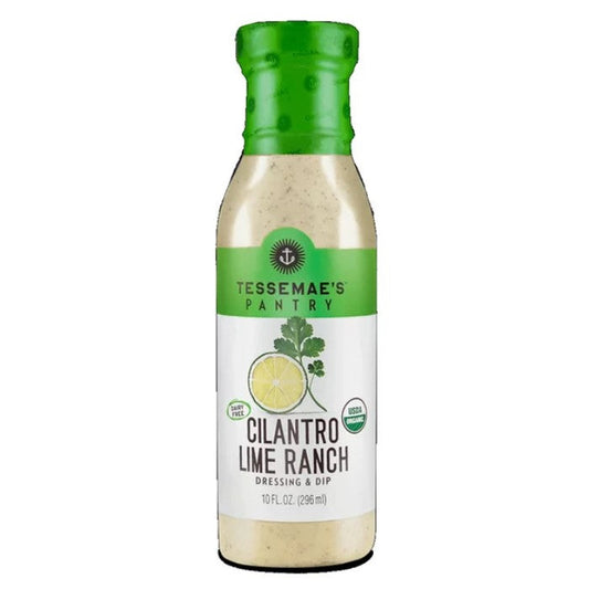 TESSEMAES - Cilantro Lime Ranch Dressing 10OZ ( Pack of 6)