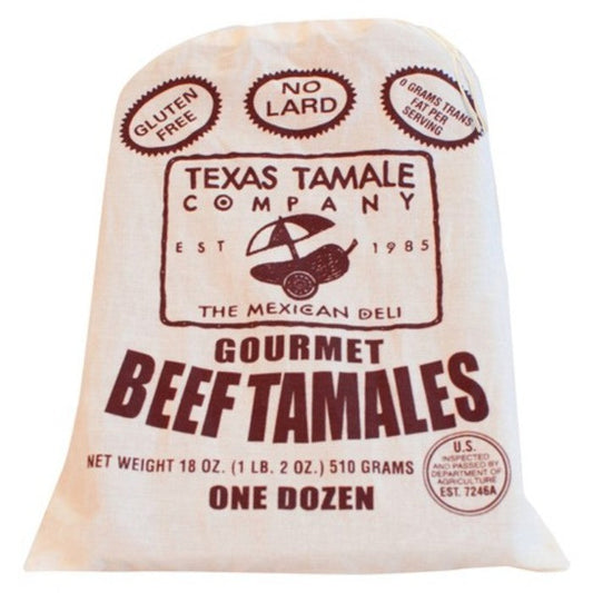 Texas Tamale - Tamale Beef 18 Oz - Pack Of 8