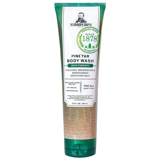 GRANDPAS - Body Wash Pine Tar 9.5OZ ( Pack of 1)