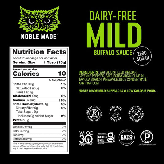 The New Primal - Sauce Noble Mad Buf Mild 12 Fo - Pack Of 6