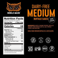 The New Primal Sauce Noble Made Buf Hot 12 Fo - Pack Of 6 - back