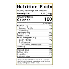 The Vurger Co - Cheezy Vegan Sauce - nutrition facts