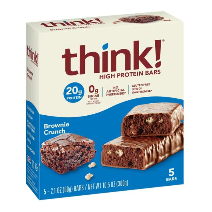 Think! - Bar Brwnie Crnch Gf 5pc 10.5 Oz - Pack Of 6