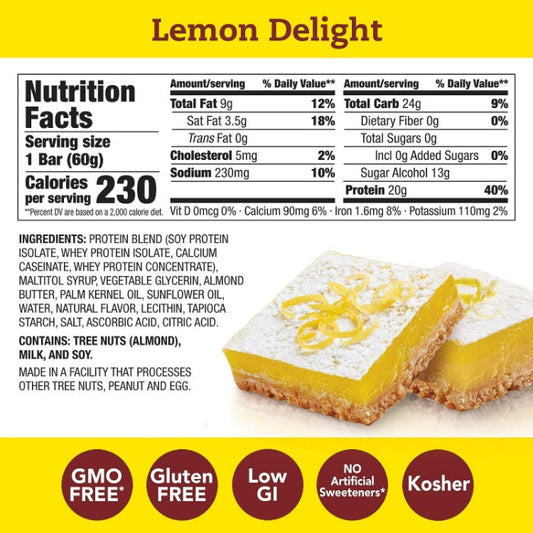 Think! - Bar Lemon Delight 2.1 Oz - Pack Of 10