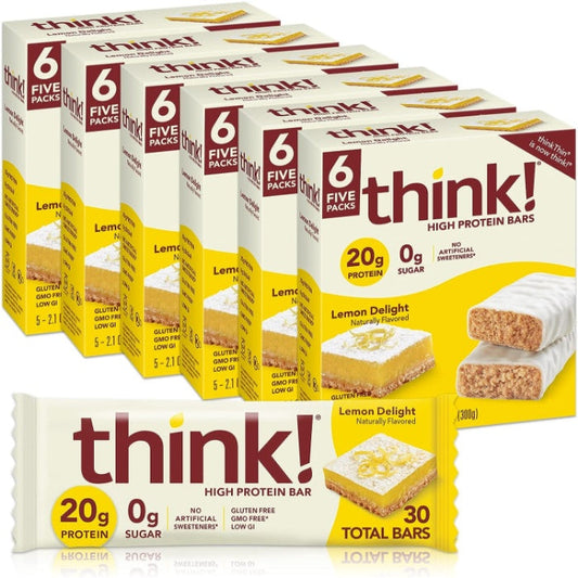 Think! - Bar Lemon Delight Gf 5pc 10.5 Oz - Pack Of 6