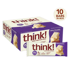 Think! - Bar Prtn Wht Choc Gf 2.1 Oz - Pack Of 10