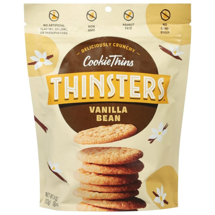 Thinsters - Cookie Thin Van Bean 4 Oz - Pack Of 12