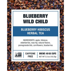 Tiesta Tea Tea Blueberry Wild Child 5.5 Oz - Pack Of 6