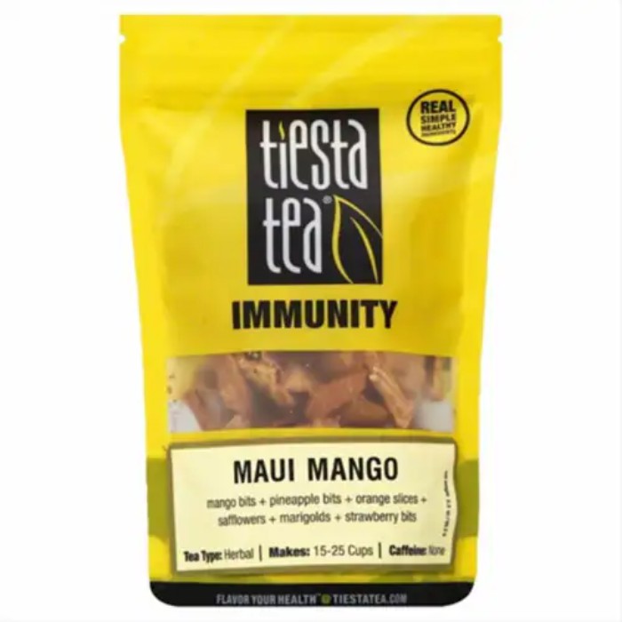 Tiesta Tea Tea Maui Mngo Immunity  Pouch 2.2 Oz - Pack Of 6