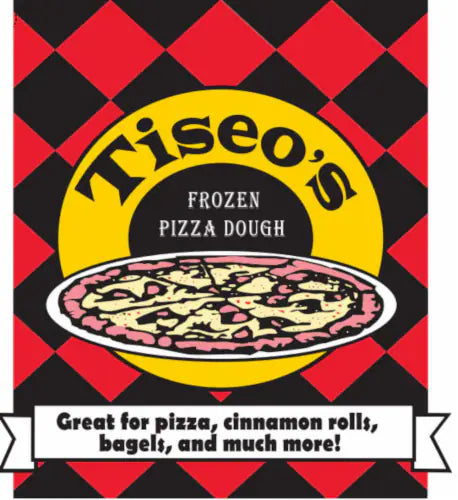 Tiseo's Frozen Pizza Dough, 16oz - Pack of 24