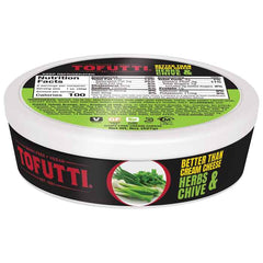 Tofutti - Better Than Cream Cheese Garlic Herbs & Chives, 8oz