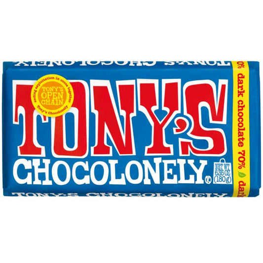 TONYS CHOCOLONE - Dark Chocolate Bar 6.35OZ ( Pack of 15)